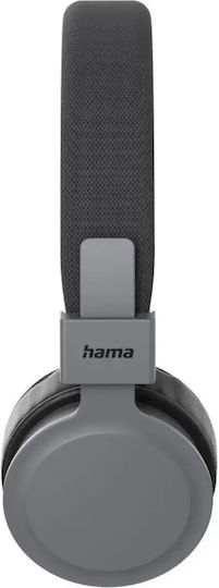 HAMA Freedom Lit III Kabellose / Verkabelte On Ear Kopfhörer mit 15 Stunden Wiedergabezeit Schwarz