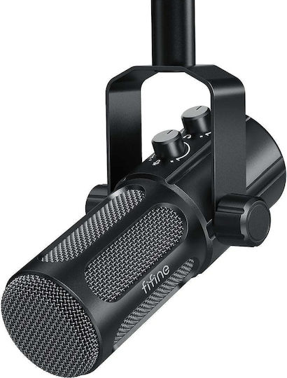 Fifine Tank 6 Динамичен Микрофон XLR Шоково Монтиран