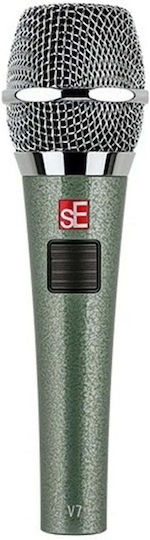 SE Electronics V7 PTT Dynamisches Handmikrofon Für Vokale In Grau Vintage-Edition