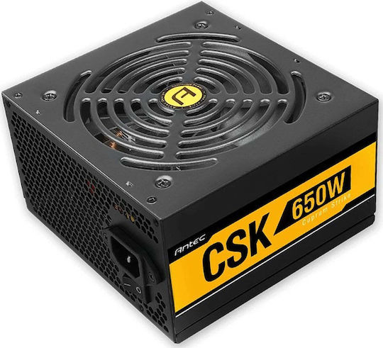 Antec CSK 650 650W Black Computer Power Supply Full Wired 80 Plus Bronze