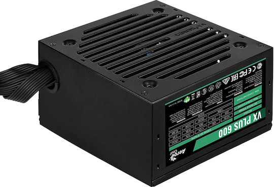 Aerocool Vx Plus Stealth 600W Black Power Supply Full Modular
