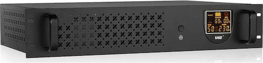 East AT-UPS650R-RACK Unitate UPS Linie Interactivă 650VA 360W cu 3 Prize IEC