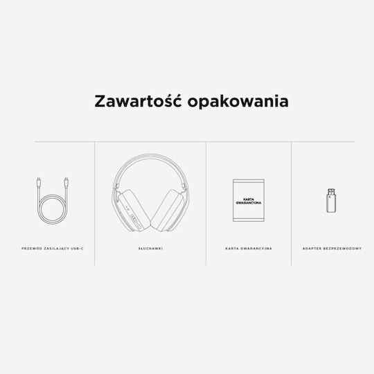 Blitz Ασύρματο On Ear Gaming Headset με σύνδεση Bluetooth / USB για PC / PS4 / PS5