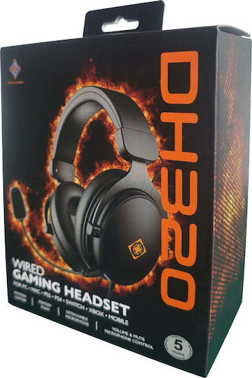 DH320 Over Ear Gaming Headset with 3.5 mm Connectivity