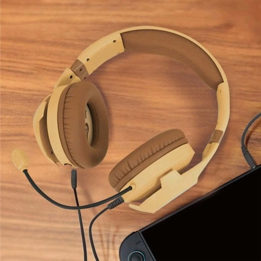 Hori Animal Crossing Über Ohr Gaming-Headset mit Konnektivität 3,5 mm Braune für Nintendo Switch 2