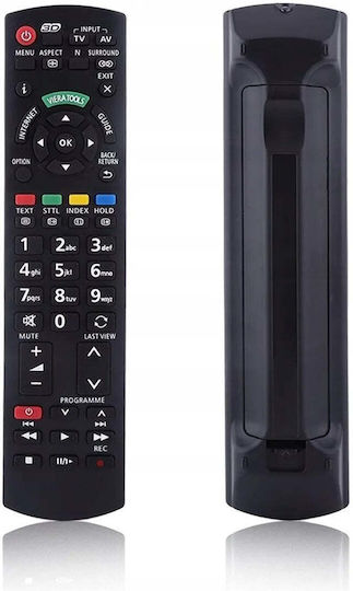 Telecomandă TV Hq Lxp1112 Panasonic LED LCD N2QAYB000752 3D Internet Negru