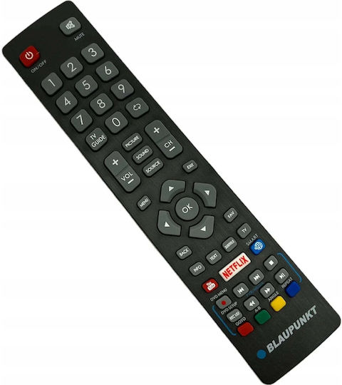 Lamex Lxp1501 TV Remote Control LCD Blaupunkt Smart Netflix YouTube
