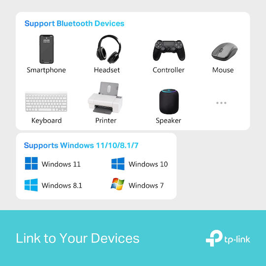 TP-LINK Nano Αντάπτορας Δικτύου USB με Ασύρματη Σύνδεση Wi-Fi (v1)