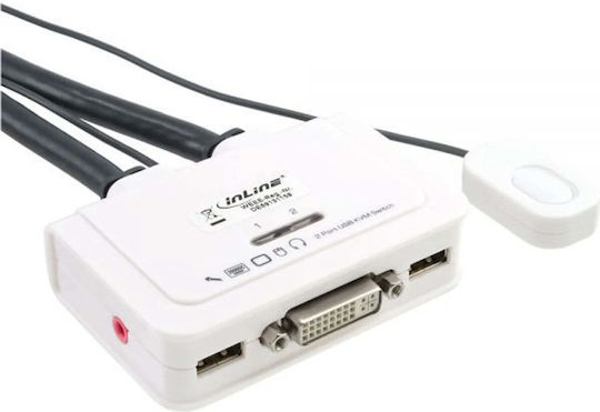 InLine KVM & Data Switch with USB / USB 2.0 / Audio