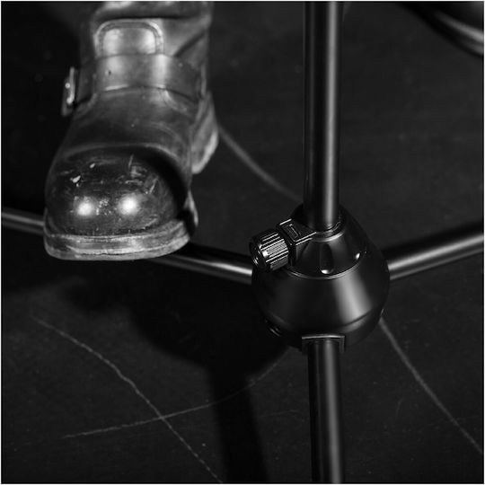Gravity Floor Microphone Stand TMS4322B in Black Color