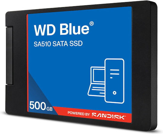 Western Digital SA510 SSD 500GB τύπου M.2 WDS500G5B0A-00LMP0