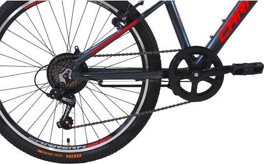 Carrera 24" Παιδικό Mountain Bike με Σκελετό Αλουμινίου Γκρι