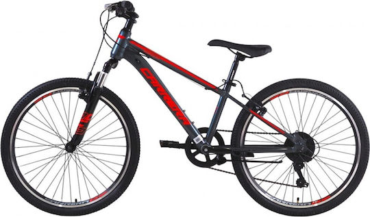 Carrera 24" Παιδικό Mountain Bike με Σκελετό Αλουμινίου Γκρι