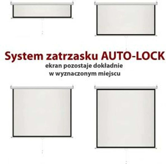 Art Οθόνη Προβολής Projector Οροφής με Λόγο Εικόνας 4:3 244x183cm / 120"
