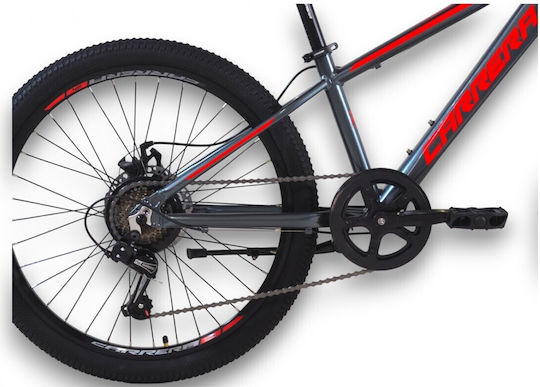 24 Παιδικό Mountainbike mit Aluminiumrahmen Grau