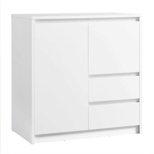 Vasagle Шкаф за баня 70x40x74.5cm Бял