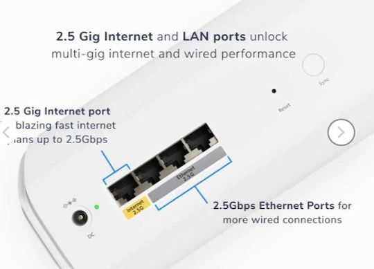 NetGear Orbi 770 WiFi Mesh Network Access Point Wi-Fi 7 Tri Band (2.4 & 5 & 6GHz) in Triple Kit