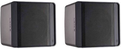 Apart Audio Passiv Wandlautsprecher 25W KUBO3 (Paar) in Schwarz Farbe
