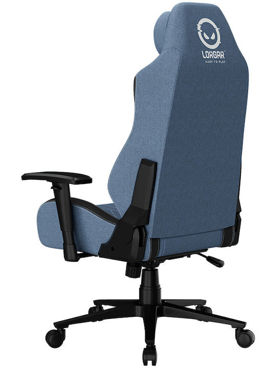 Lorgar Advanced CHA41 Υφασμάτινη Καρέκλα Gaming με Ρυθμιζόμενα Μπράτσα Μπλε