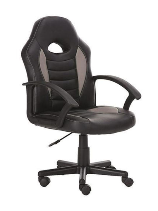 Woodwell BF295 Καρέκλα Gaming Δερματίνης Μαύρη