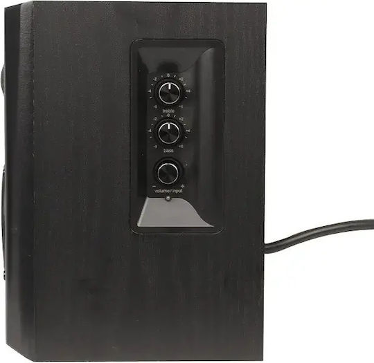 Edifier S355DB-WD Ηχεία Υπολογιστή 2.1 με Ισχύ 150W Walnut