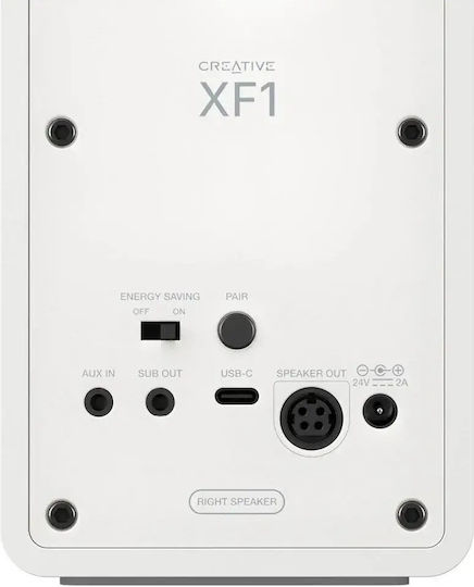 XF1 Computer Speakers 2.0 with Bluetooth White