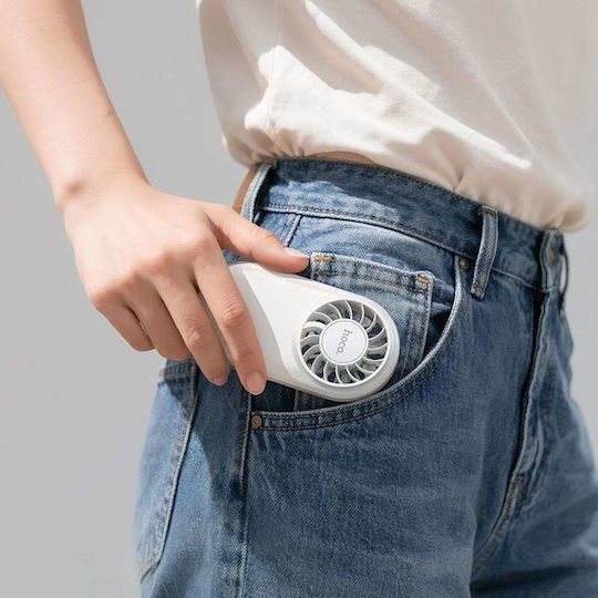 Hoco Handheld Fan White
