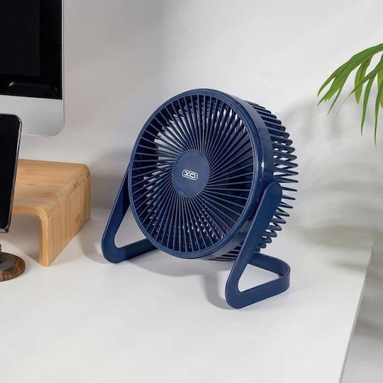 XO Mf92 Mini Klimaanlagen & Ventilatoren Büro Fan 8in USB Blau