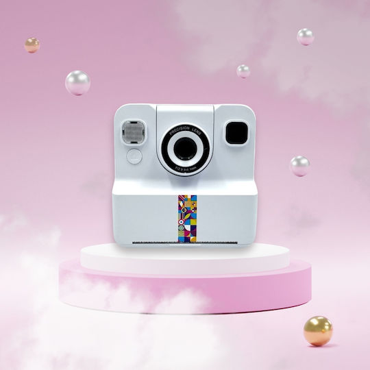 KID-CAMERA-3 Cameră Foto Pentru Copii cu Imprimare Termică Albă