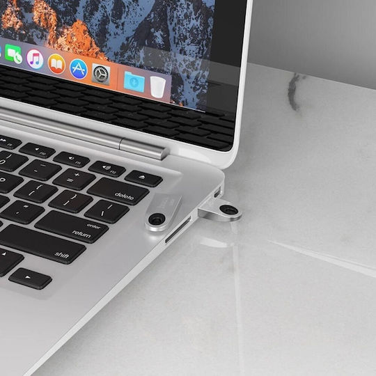 Hoco UD9 Insightful 128GB USB 2.0 Стик Сребрист