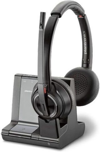 Poly Savi 8200 UC Wireless On Ear Multimedia Headphone with Microphone Bluetooth