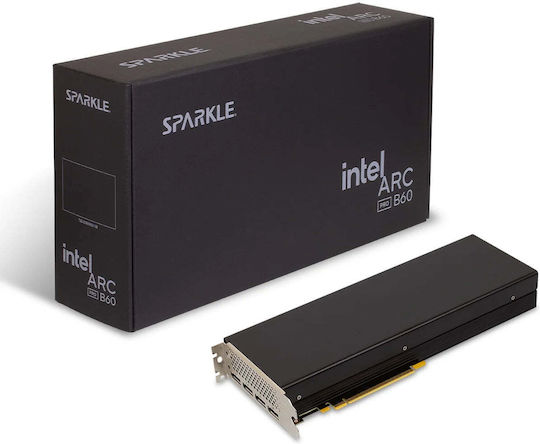 Sparkle 24GB GDDR6 Arc Pro B60 Пасивен Видеокарта
