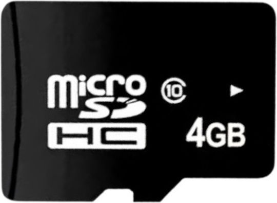 microSDHC 4GB Class 10 80MB/s with Adapter