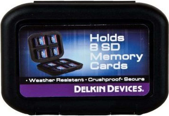 Delkin Hartschale 8-Plätze Wetterbeständig Für SD