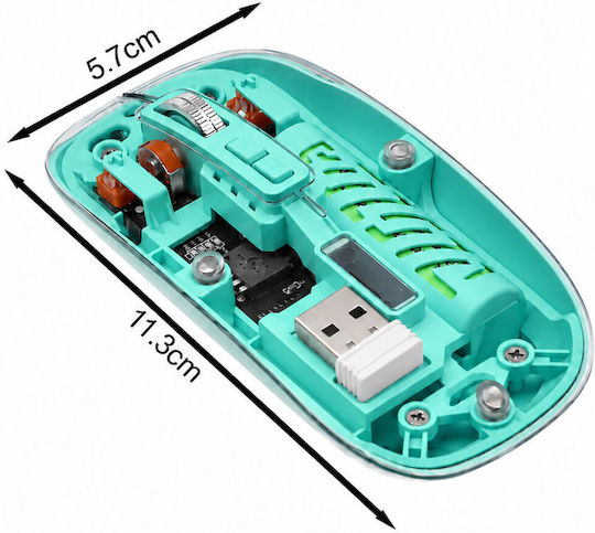 Aoas WB08 Kabellos Bluetooth Maus Grün