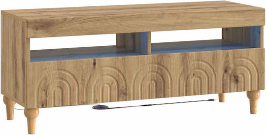 TV Stand with LED Lighting Oak L300xD35xH43cm