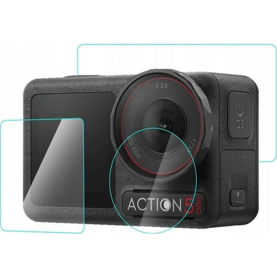 Puluz Protecție de Ecran pentru Cameră de Acțiune DJI Osmo Action 5 Pro