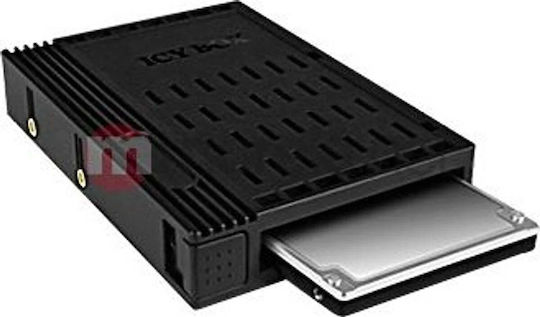 Icy Box Hard Drive Case 2.5" / 3.5" SATA III with connection SATA in Schwarz color