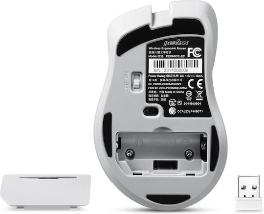 Perixx Mouse Ergonomic Wireless Gri