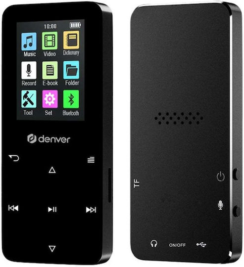 Denver MP4 Плейър 8GB с TFT / LCD Екран 1.8 Инча Черен S0470091