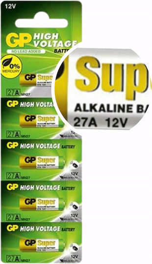 Genius Pack Αλκαλικές Μπαταρίες A27 1.5V 5τμχ