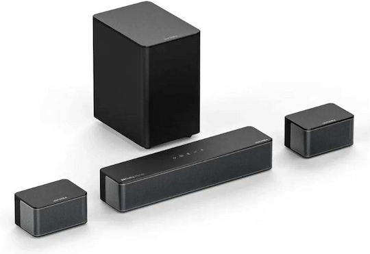 Ultimea Poseidon M4T Саундбар 5.1 Bluetooth и HDMI с Безжичен Субуфер и Дистанционно Черен