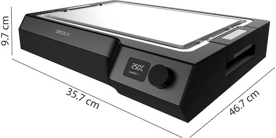 Cecotec Cec Teppanyaki Πλάκα Ψησίματος 36x22.5εκ.