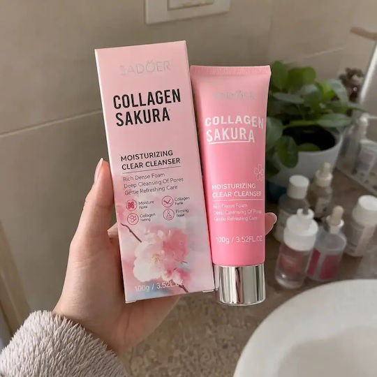 Collagen Sakura Facial Cleansing Foam with Moisturizing Action 100g
