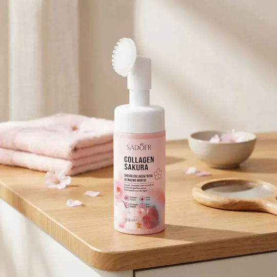 Collagen Sakura Facial Cleansing Foam 120ml