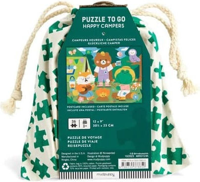 Παιδικό Puzzle Χαρούμενοι Κατασκηνωτές 36pcs Mudpuppy