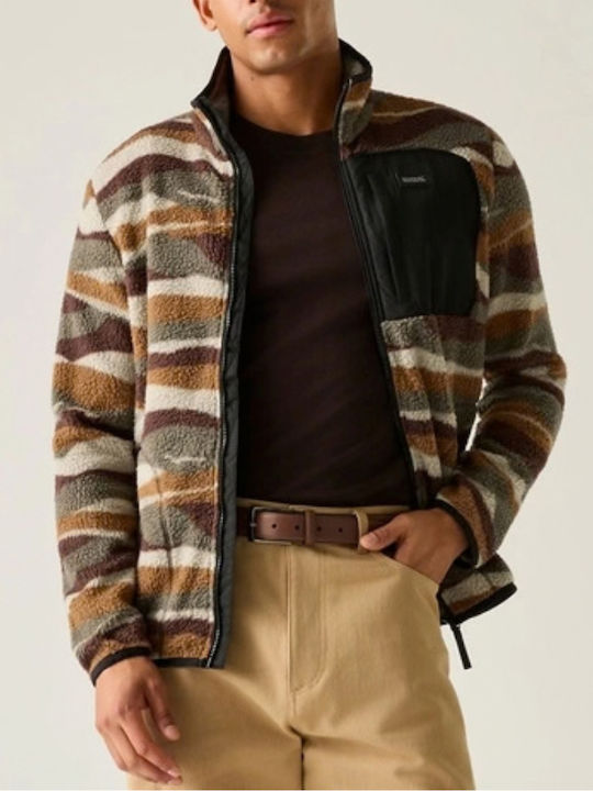 Frankie Borg Herren-Fleecejacke Mehrfarbig
