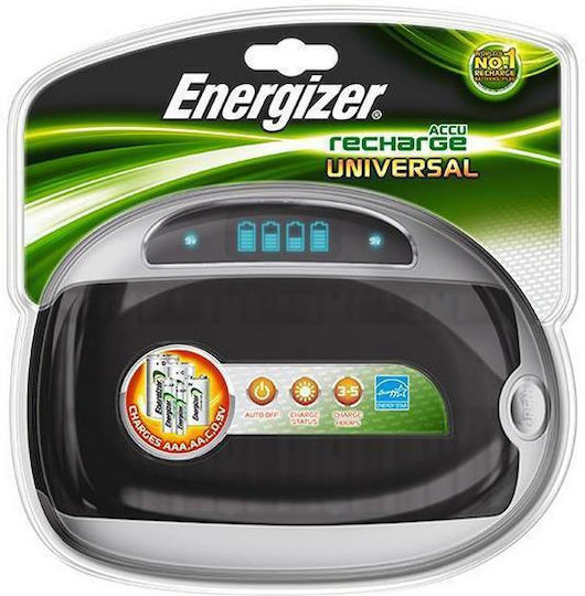 Energizer Energizer Batterieladegerät Für 4 Ni-MH Batterien Mit Batteriegröße AA/AAA/9V/D