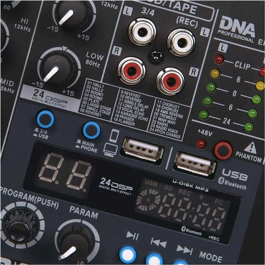 DNA Ef-mix Цифрова конзола 24 канала / 24 XLR входове & Блутут