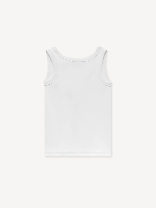 Signature Women's Cotton Sleeveless Blouse Off White